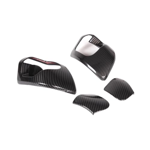 Pegatinas de fibra de carbono ABS para el interruptor de asientos BMW Serie 2 de 4 piezas