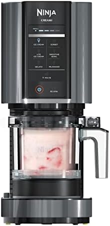 Ninja® CREAMi® 7-in-1 Ice Cream Maker, Ice Cream, Gelato & more, NC299AMZ | Ninja CREAMi transforms frozen bases into ice cream, sorbet and milkshakes at a button touch, from healthy to indulgent.