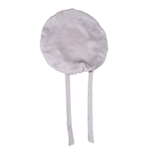 Bonnet de nuit en soie naturelle cheveux et visage, protection douce pour douche et bain