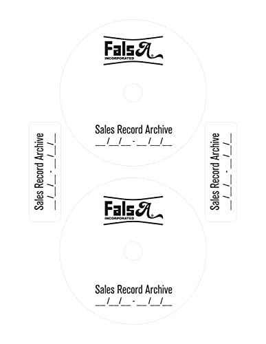 Image of CD /DVD Label Full Face | Qty 2000 Disc, 2000 Spine | 1000 Sheets Total | Permanent White Matte | Inkjet & Laser Compatible | Neato Small Center Style | Spine & Case Labels | Blank Label