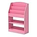 FURINNO Kidkanac Magazine/Bookshelf With Toy Storage, Pink