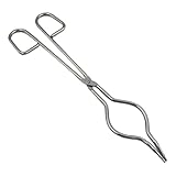 SM SunniMix Crucible Tongs,Furnace Tongs Stainless Steel Metalworking Tool Melting Plier Holder for Handling Pouring Industry, 24cm