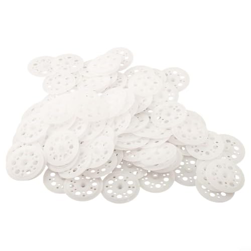 100 Kunststoff-Unterlegscheiben zur Befestigung von Dämmplatten, mit sicherem Sitz für stabile Verbindung bei Renovierungs- und Bauarbeiten