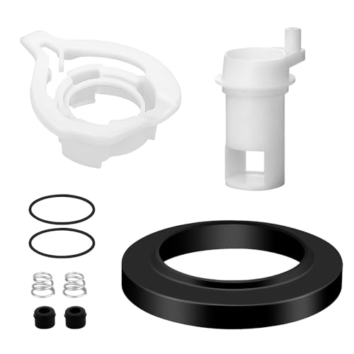 Image of 42049 RV Toilet Water Valve Kit for Thetford Aqua-Magic Style II - Complete Replacement Set with Reinforced Flange Seal to Stop Leaks - Fits Permanent Toilets (2008-2025)