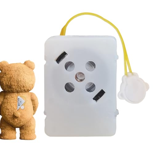 Boîte vocale | Enregistreur de Messages sonores avec Module Vocal Rechargeable | Appareil sonore à Piles pour Jouets, Peluches, enregistrements personnalisés et Accessoires de Jeu