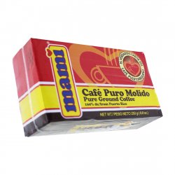 Cafe Mami 8.8onz,(4 pack) Pure Ground Coffee - 100% From Puerto Rico