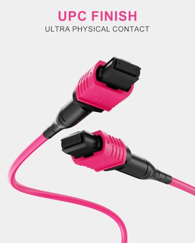 Image of OM4 MPO to MPO Cable, 5M /16.4FT 8 Fiber Female UPC Type B