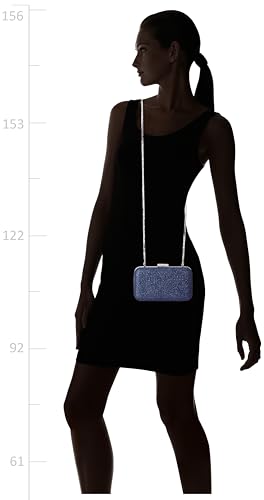 Image of Mochi Women Blue Framed Clutch Bag | Ladies Purse Wallet (38-8368)