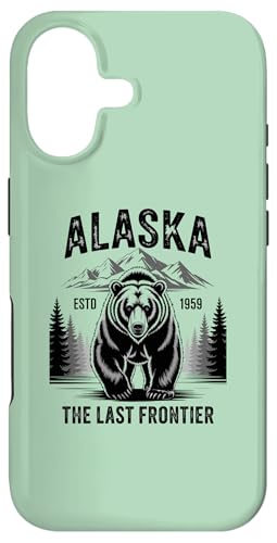 Alaska Retro Sunset Mountain Scene Scenic Outdoor �X�}�z�P�[�X iPhone 17 �p