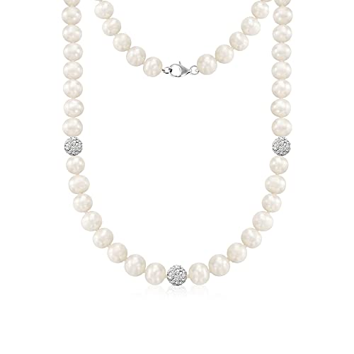 Monet Y-Necklace with Pearl & Crystal Accent