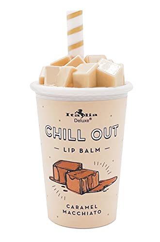 Chill Out Lip Balm 6 Piece Set - Caramel Macchiato, Pina Colada, Cotton Candy, Strawberries N' Cream, Very Berry, Matcha Milk Tea #TOP2