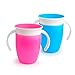 Munchkin Miracle 360 Trainer Cup, Pink/Blue, 7 Ounce, 2 Count