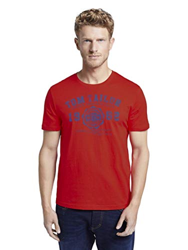 Tom Tailor Logo T-Shirt Camiseta para Hombre