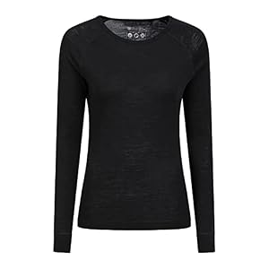 Mountain Warehouse Merino Womens Long Sleeve V Neck Top