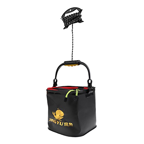 YIJU Balde de Armazenamento Dobrável Ao Ar - Preto