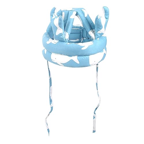 Baby Infant Toddler No Bumps Safety Helmet Head Cushion for Walking and Crawling Head Protector Anti Falling Children Head Guard Soft Elastic Baby Caps Adjustable Hat, Type 1