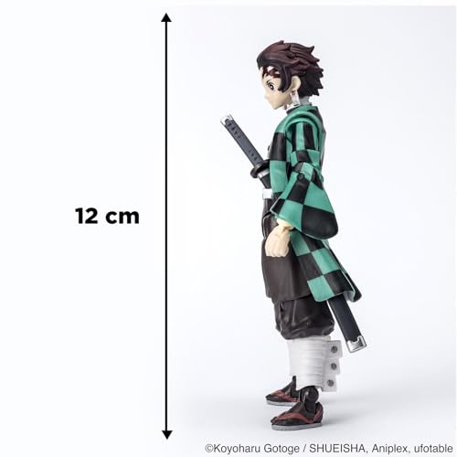 BANDAI - Ultimate Legends HD - Figurine d'action Demon Slayer 12 cm - Tanjiro Kamado - Licence Officielle Demon Slayer - Figurine articulée Tanjiro - Jouet Enfant 4 Ans et + - VE88961