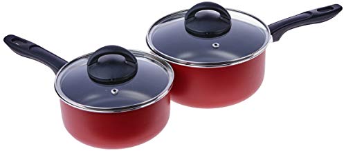 Conjunto de Panelas, Chilli, Pacote de 5, Cereja, Brinox