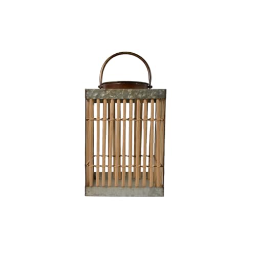 Orium Lanterne Solaire Bambou Carrée