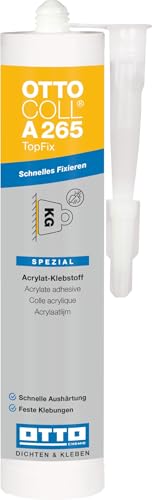 Otto-Coll A265 TopFix 310 ml perlweiß Fixier-Klebstoff Montage-Kleber Kleben Holz Kunststoff Metall Styropor