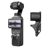 Bundle Standard DJI Osmo Pocket 4, caméra vlog de Poche avec nacelle, capteur CMOS 1 Pouce et 4K/240 IPS, stabilisation sur 3 Axes, Stockage intégré de 107 Go, caméra vidéo pour la Photographie