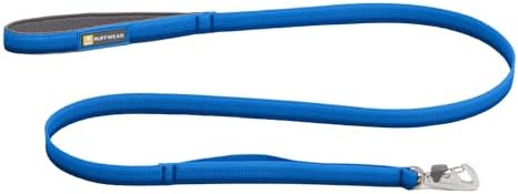 RUFFWEAR Front Range Dog Lead, No Pull 1.5m Dog Leash with Padded Handle, Lightweight Adjustable & Heavy Duty Dog Lead, Anti Tangle Dog Walking & Dog Training Lead, Red Canyon
