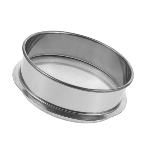 ARTIBETTER Stainless Steel Sieve Fine Mesh Colander 20cm Round Pottery Sifter for Ceramic Glaze Multi-functional Flour Strainer Garden Soil Sieve