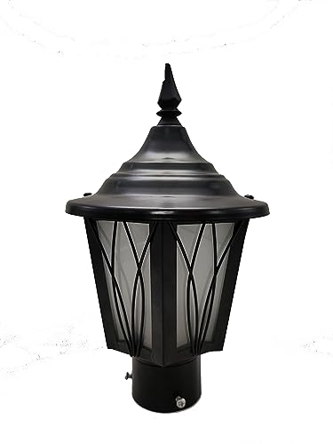 Image of SINOMAN Gate Light for Pillars and Posts Weatherproof Exterior Lighting Fixture Outdoor Lamp for Entrance, Patio Columns and Modern Design for Home Decor (Without Bulb) (Pack of 2)