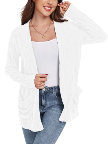 Image of GRECERELLE Women's Open Front Lightweight Cardigan Fall Sweaters Outwear