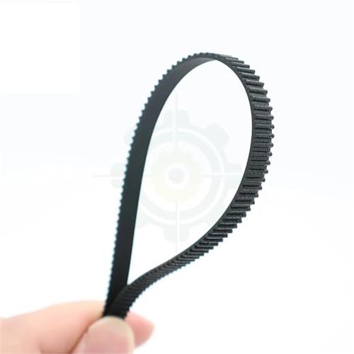 Courroie de distribution 2GT haute résistance 114mm avec denture synchrone GT2 10mm