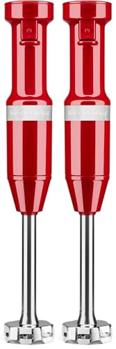 Image of KitchenAid Variable Speed Corded Hand Blender KHBV53, Empire Red (Pack of 2)