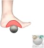 Pelota de masaje para alivio de fascitis plantar – Pelota de lacrosse, rodillo de masaje para pies y pelota de liberación miofascial para dolor de pie, terapia de puntos gatillo, pelota dura para masaje de tejido profundo y fascia 2.36 pulgadas 2