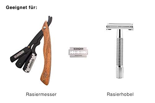 Heldenheim® 100er Pack Premium Rasierklingen für Rasiermesser und Rasierhobel | Rostfreie doppelseitige Ersatzklingen | Langlebige brechbare Rasier Klingen | Razor Blades - Image 3