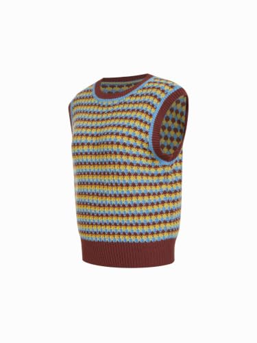 Image of CIDER Sweater Vest Women Sleeveless Cropped Sweaters Trendy Fall Outfits