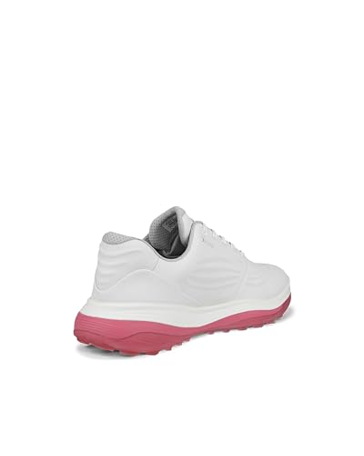 Ecco Women's Lt1 Hybrid Waterproof Golf Shoe, White/Bubblegum, 5/5.5 Uk - 3