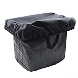 Práctica funda para cesta de bicicleta que proporciona protección para todo tipo de clima y características de fácil inserción/extracción