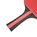 Table Tennis Racket Doublesided Table Tennis Racket Poplar Rubber (Red)