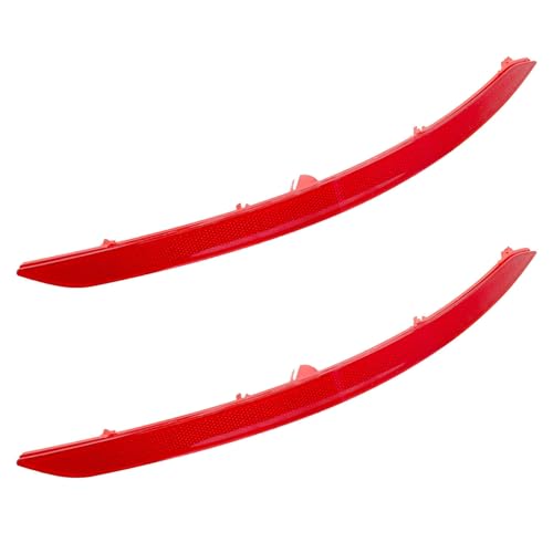 Image of 92406F2000 Rear Bumper Reflector Compatible with 2017 2018 Elantra Driver and Passenger Pair Replace # 92405F2000 HY1185118 HY1184118