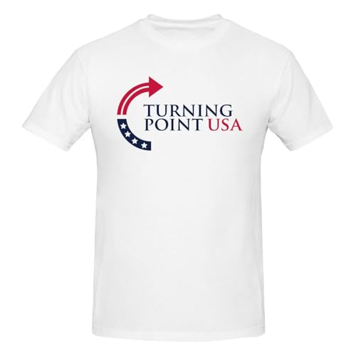 Turning Point USA TPUSA Men's Crew Neck Cotton T-Shirts Classic2