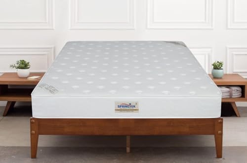 Image of Springtek Ortho Pocket Spring Mattress Queen Size 78x60 | 12 Inch Thickness | Medium Firm Multi Zoned Zero Partner Disturbance Mattressess | 7-Layer Orthopedic Bed Gadda | 6 Year Warranty |78x60 Inch