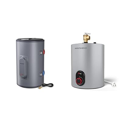 MIZUDO Electric Hot Water Heater Tank 10 Gallon with Small Hot Water Heater 1.5 Gallon