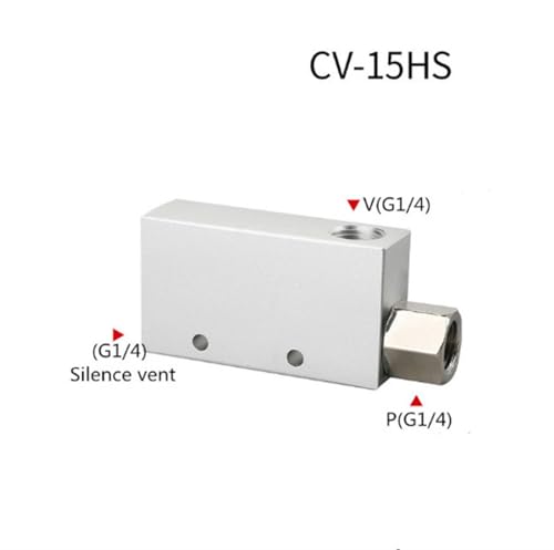 Éjecteur de vide pneumatique CV-15HS avec valve de commande négative