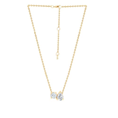 Stylish Crystal Pendant Necklace For Women With Extendable Chain2