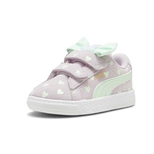 PUMA Toddler Girls Suede Classic Re-Bow Slip On Sneakers Shoes Casual - Purple2