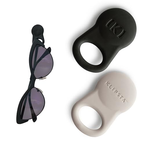 SPEX Glasses Clips (2-pack) - Magnetic Glasses Holder for Clothes. Eyewear Strap Alternative, ID Badge Holder.