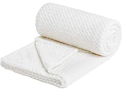twin size white blanket