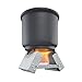 Esbit Ultralight Folding Pocket Stove with Six 14g Solid Fuel Tablets steel, Small - Original