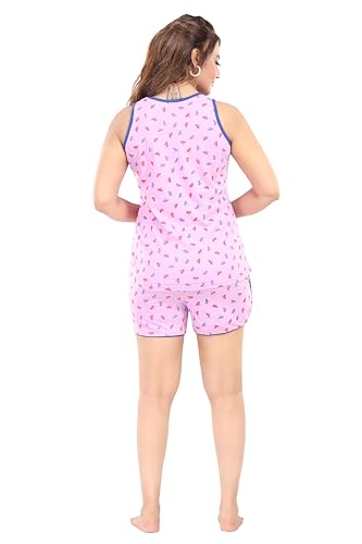Image of ATTEMPT Women's Cotton Night Suits /Sleepwear /Sleeveless NightSuits /Nightdress /Female Nightwear