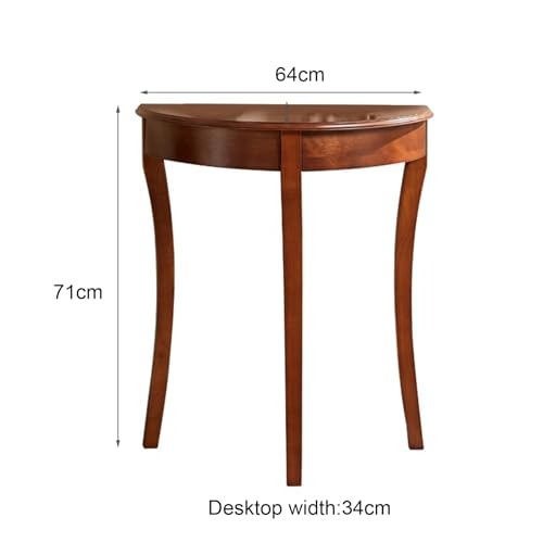 Mesa consola de media luna que transforma tu entrada en un hogar 3