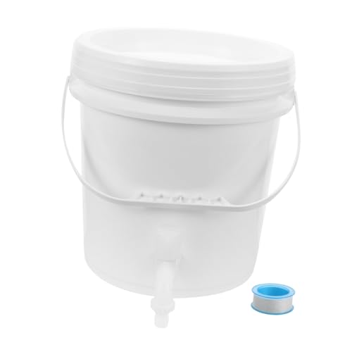 HORIALENCE Contenitore Per Acqua Da Campeggio Con Rubinetto, Secchio D'acqua 10 Litri in Plastica Spessa, Brocca Portatile Per Esterni e Viaggi